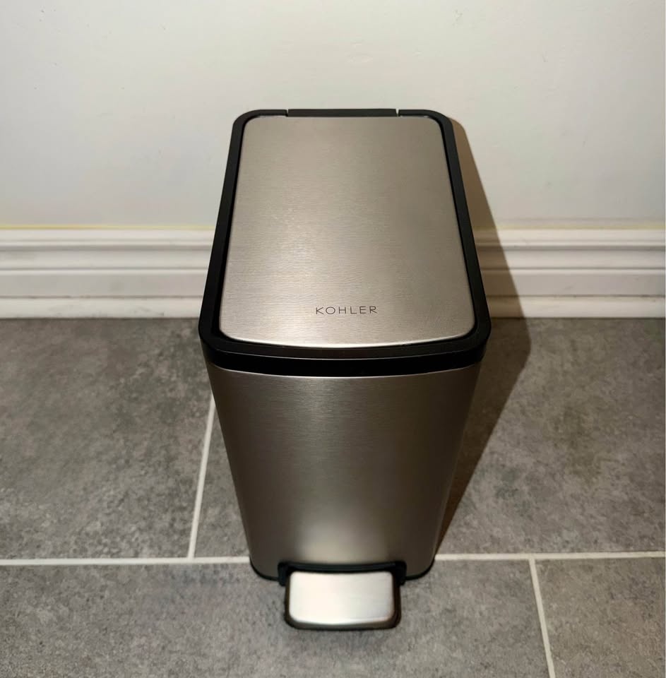 KOHLER 6L Stainless Steel Step Trash Can - photo 4