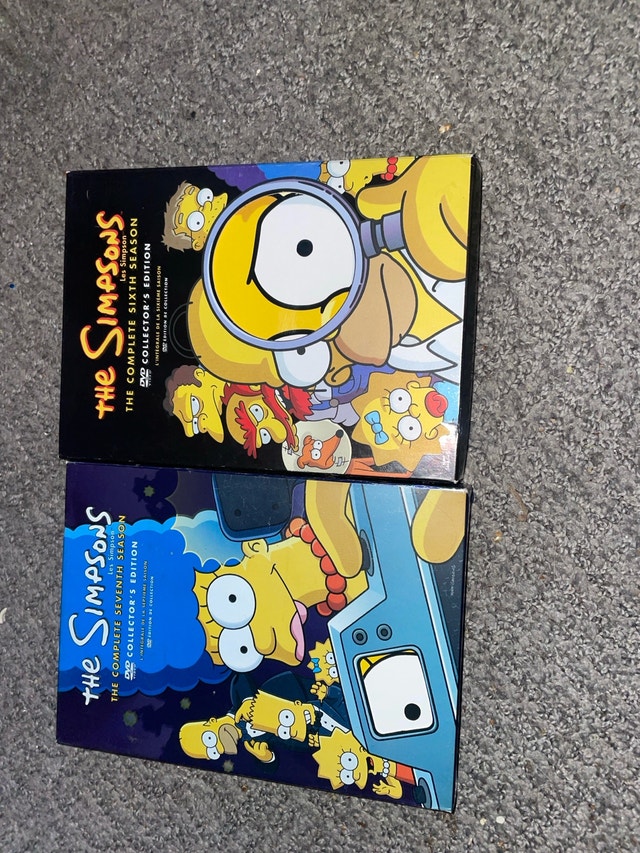 The Simpsons DVDs - Seasons 6 & 7 Collector's Editions