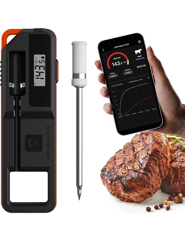 Smart Meat Thermometer Digital Instant Read Wireless Cooking