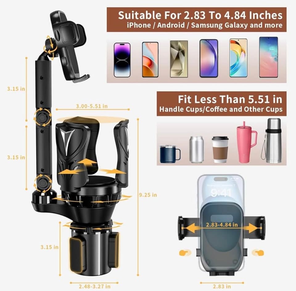 Car Cup Holder Phone Mount - photo 3