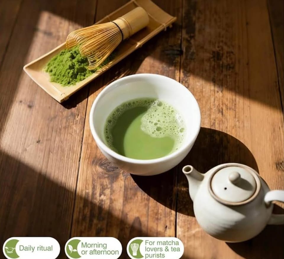 HAYASHIYA Matcha Powder Ceremonial Grade Tin - Organic Japanese - photo 2