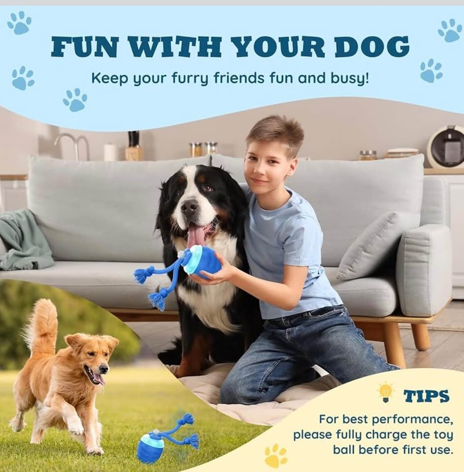 Interactive Dog Toy - Motion Activated Ball - photo 2
