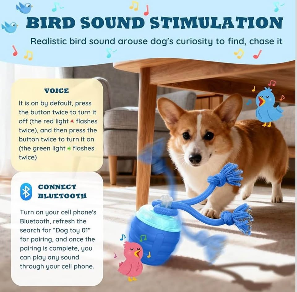 Interactive Dog Toy - Motion Activated Ball - photo 4