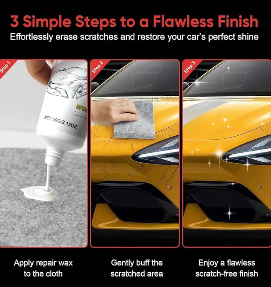 2 Pack Nano Sparkle Cloth Car Scratch Remover - photo 3
