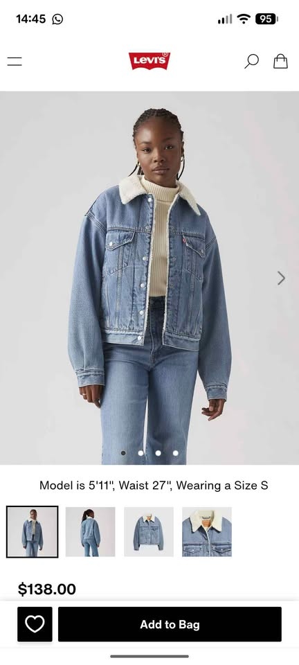Levi's Women's 90s Sherpa Trucker Jacket - photo 3
