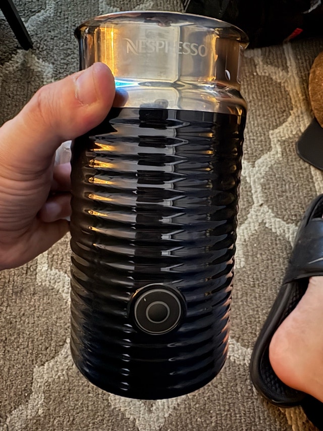 Nespresso Aeroccino Milk Frother - Missing Base - As Is