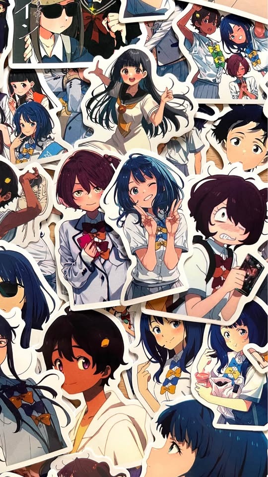 Pack of 52 Anna Yanami Too Many Losing Heroines Anime Stickers - photo 4