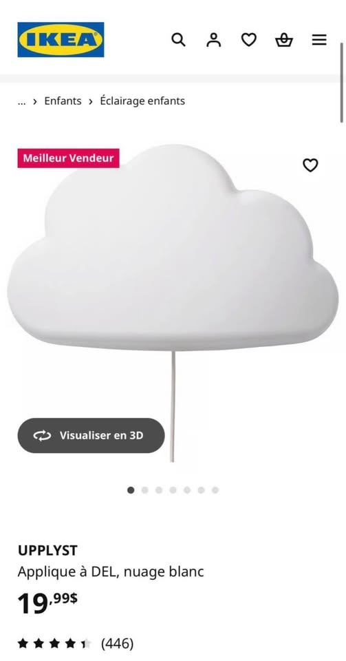 Upplyst Light, Cloud Light IKEA - photo 2