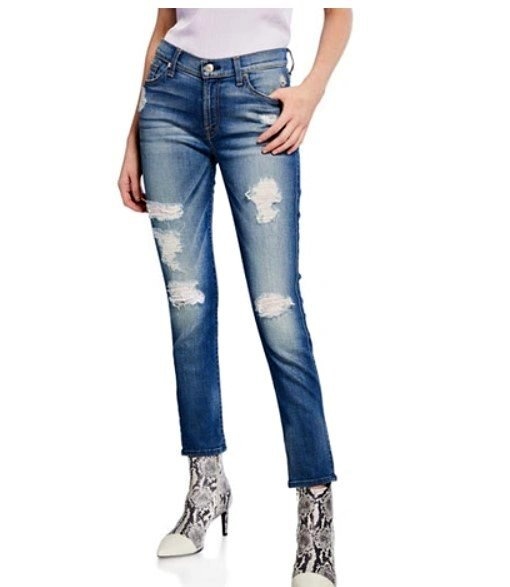 7 For All Mankind The Ankle Skinny - Size 25