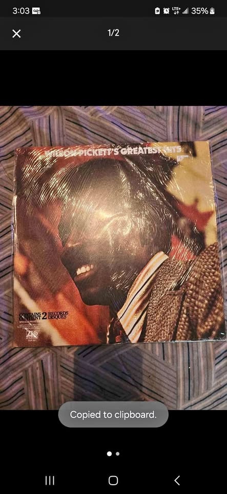 Wilson Pickett Greatest Hits Vinyl