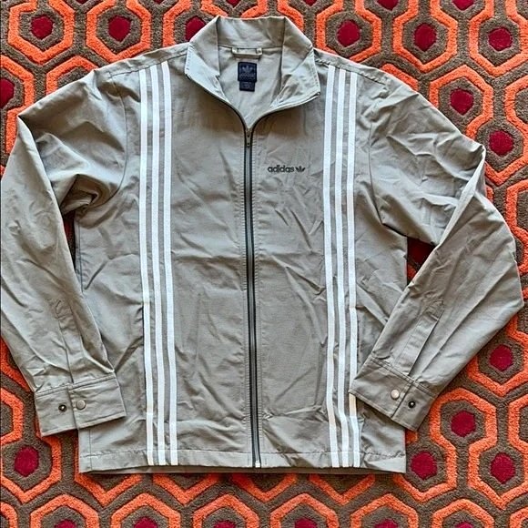 🏆 Adidas Men's Tan Jacket Small coat