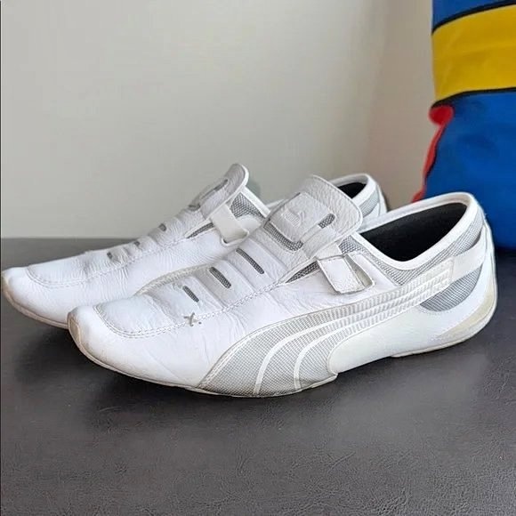 🏆 Puma Vedano Men's White Athletic Shoes Size 10US