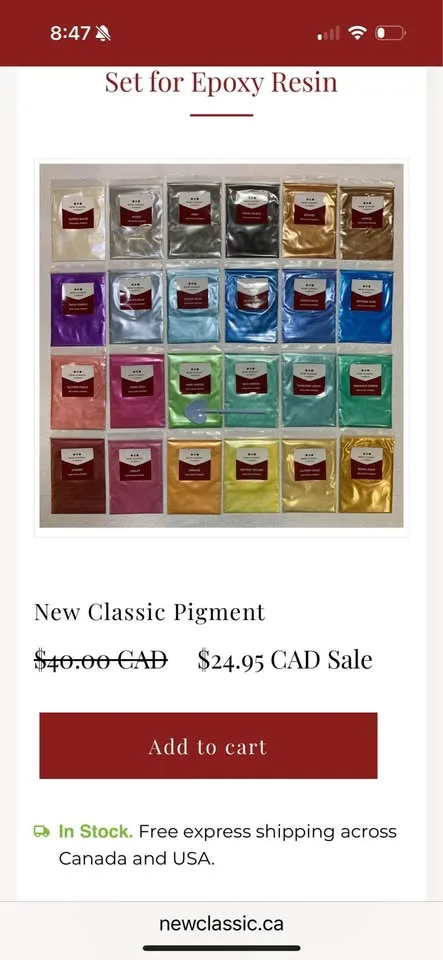 Epoxy resin kit includes molds and pigments Brand new image indicator(8)