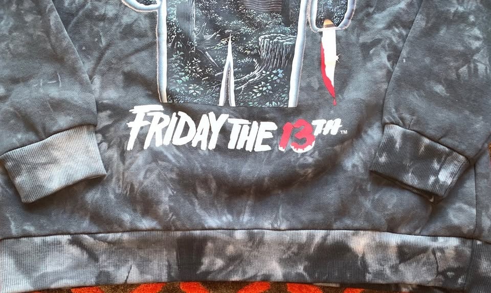 🏆 Friday the 13th x Cakeworthy Tie Dye Crewneck Sweater MEDIUM - photo 4