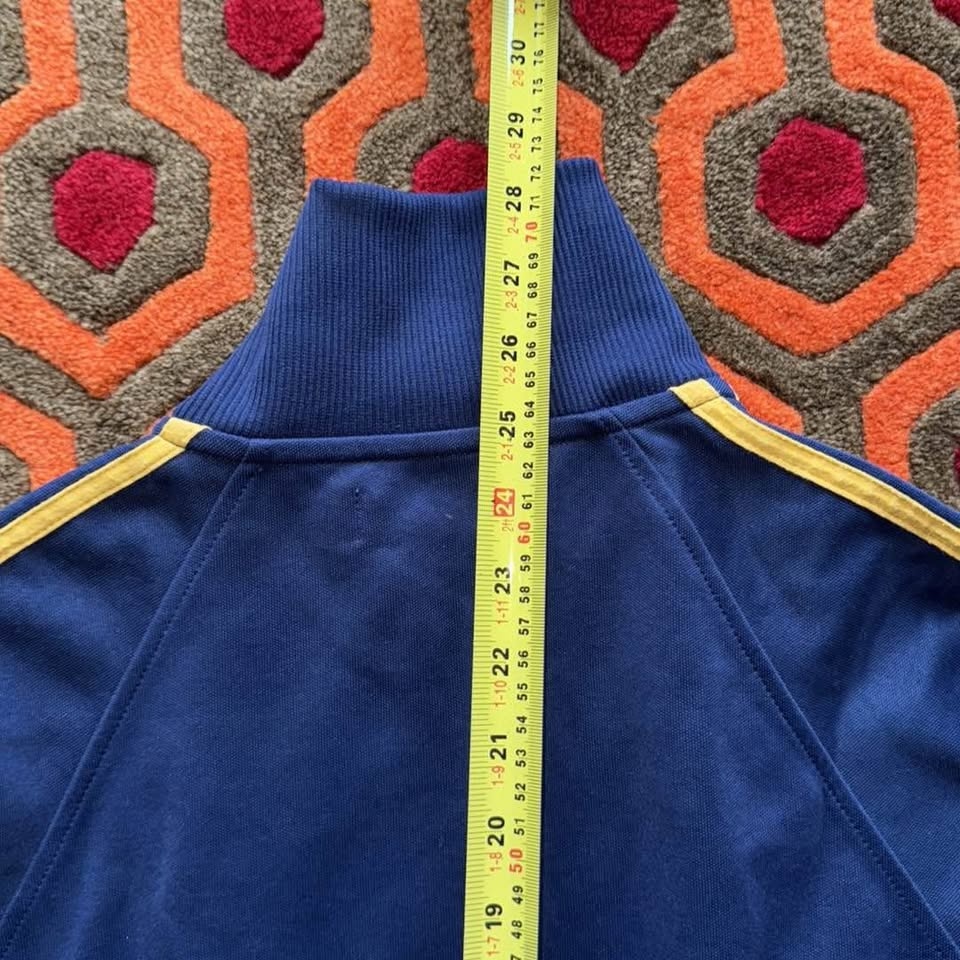 🏆 Fred Perry Men's Blue Yellow Track Jacket XS - photo 4