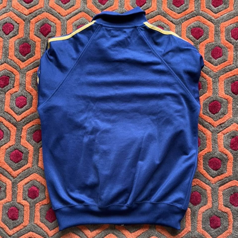 🏆 Fred Perry Men's Blue Yellow Track Jacket XS - photo 5