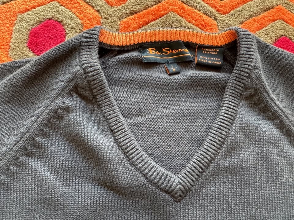 🏆 Ben Sherman Sweater Pullover Men's Size Small - photo 3