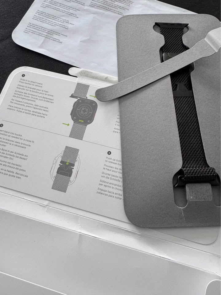 Apple Watch Ultra 49mm Titanium Milanese Loop Band - photo 5