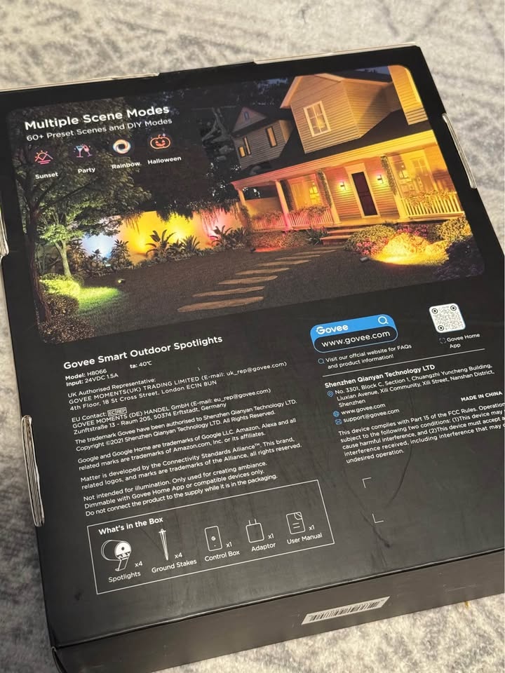 Govee Smart Outdoor Spotlights 4 pack - photo 3