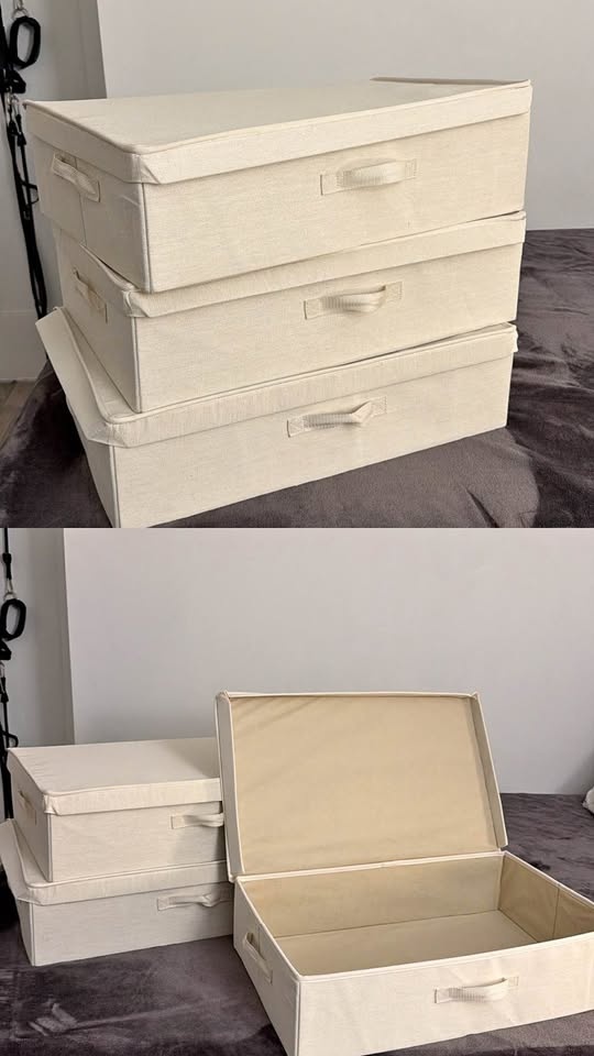 Moving Sale - Fabric Storage Organizers (Set of 3)