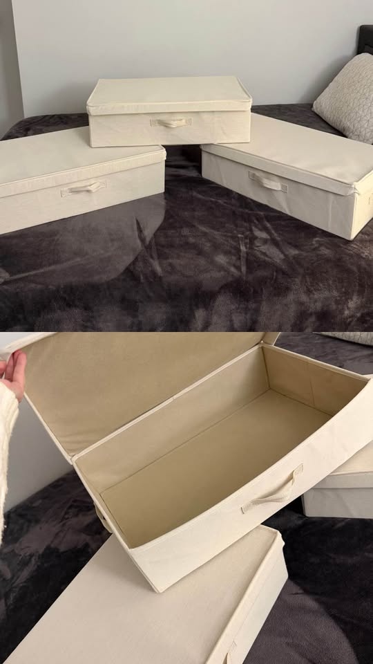 Moving Sale - Fabric Storage Organizers (Set of 3) - photo 2