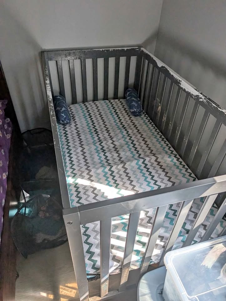 Toddler Crib with Mattress