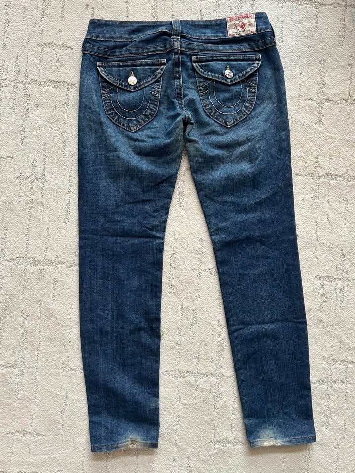 True Religion Jeans - Size 29 - Made in USA - Distressed Vintage - photo 3