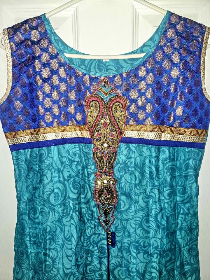 BLUE Anarkali style dress