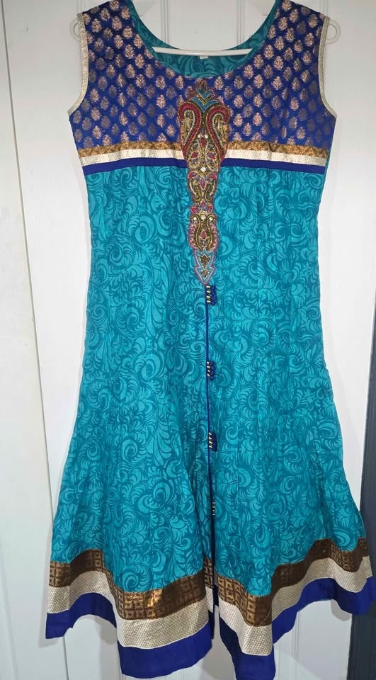 BLUE Anarkali style dress - photo 4
