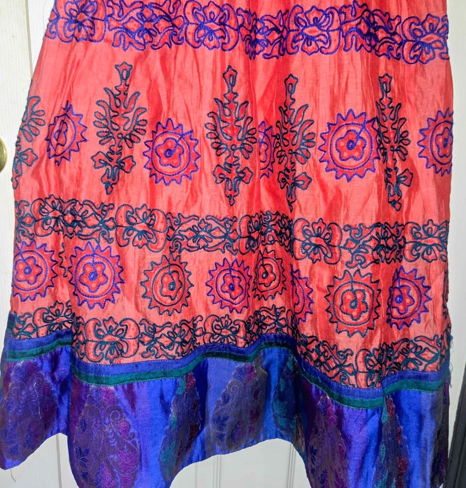 PINK Indian kurti / anarkali-style dress with matching dupatta - photo 2