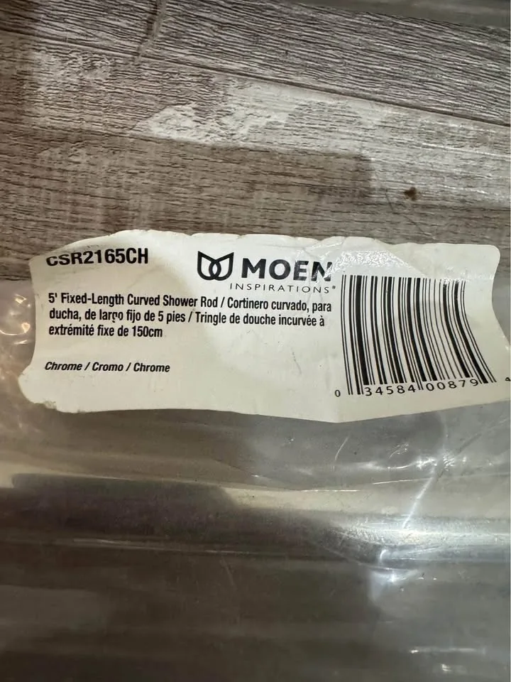 Shower rod - Curved moen image indicator(2)