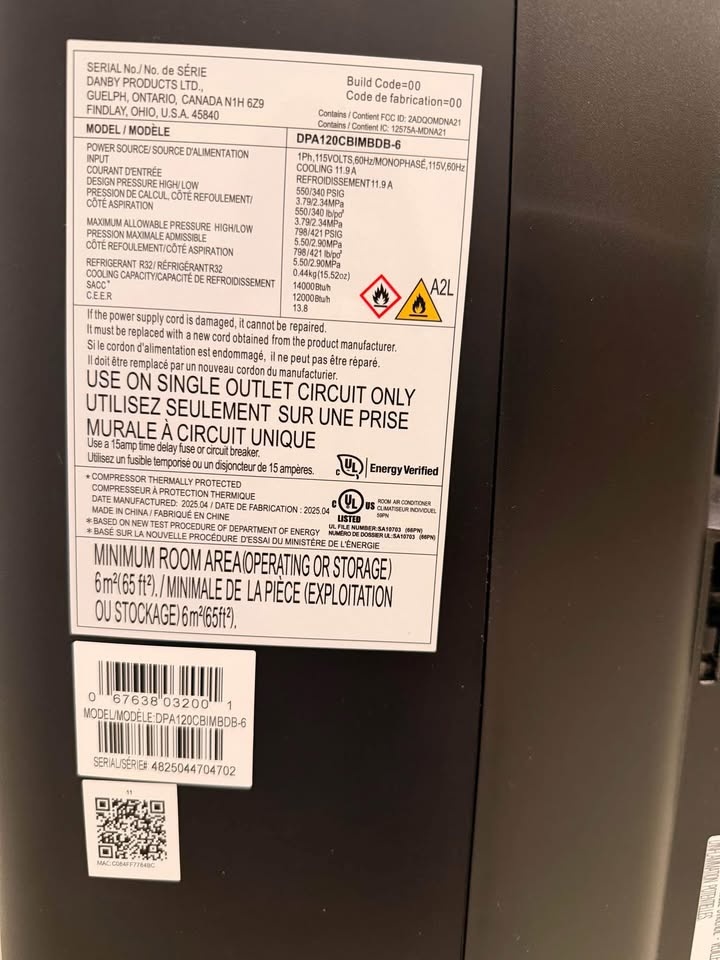 Danby Air conditioner - photo 4