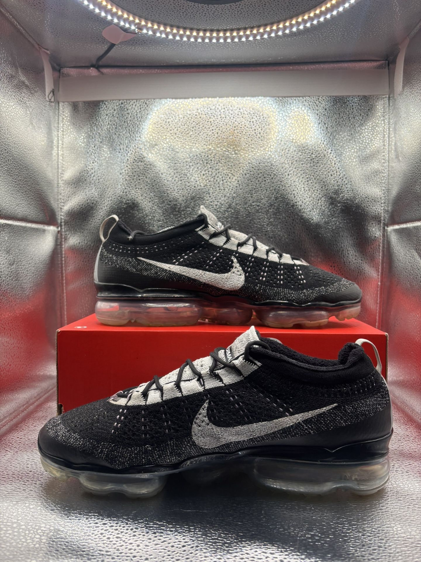 Nike Air Vapormax 2023 Flyknit Black Blue Tint - photo 5