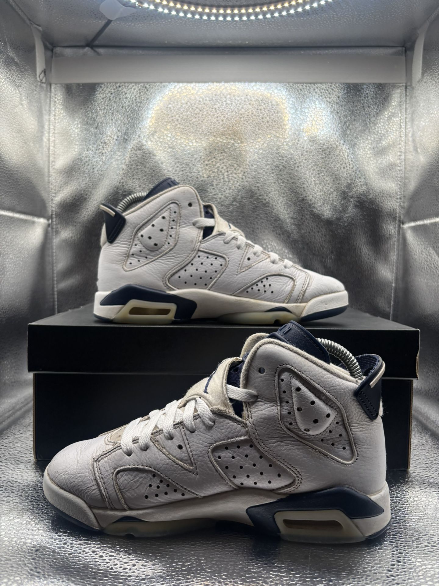 Air Jordan 6 Midnight Navy GS - photo 5