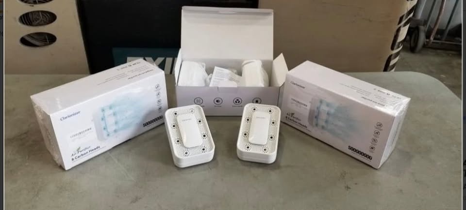 Brand New Air Purifier with 8 Carbon Heads, Plug-in Negative Ion