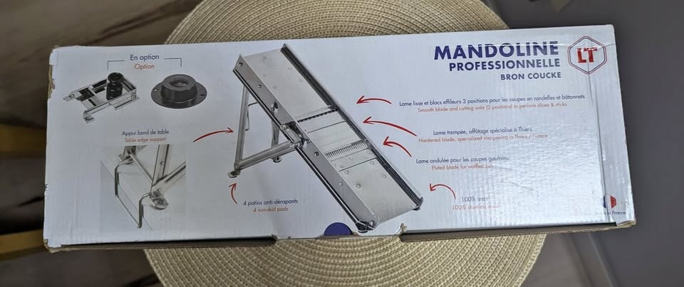 Brand new Bron Original Professional Stainless Steel Mandoline S