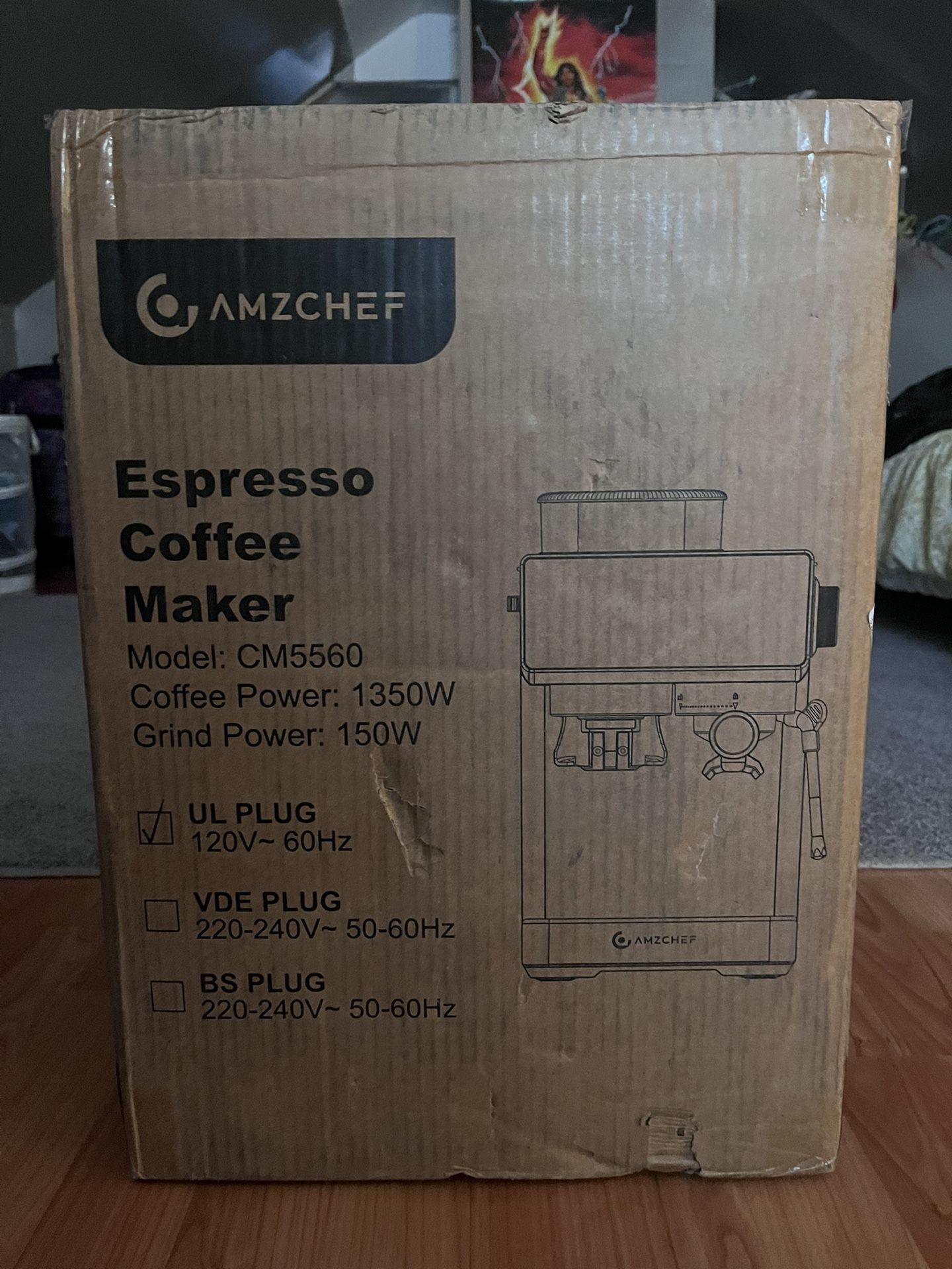 AMZCHEF CM5560 Espresso Machine - photo 2
