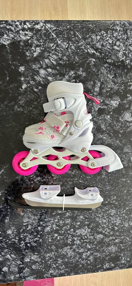 Adjustable Ice Roller Skates for Kids