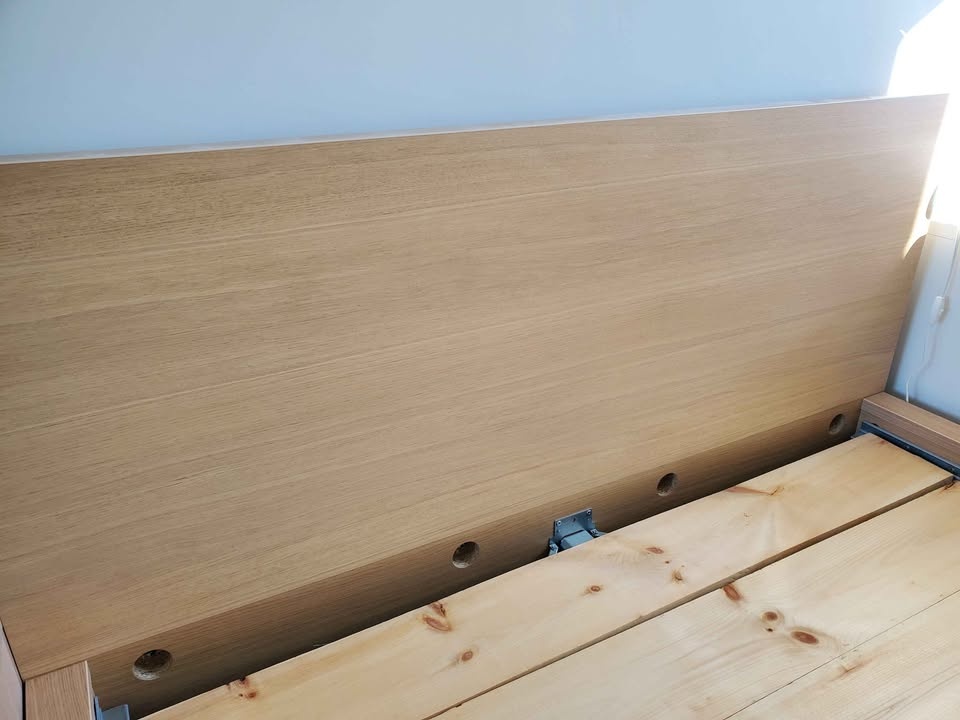 Queen Size Bed Frame with Slats - Ikea MALM - photo 2