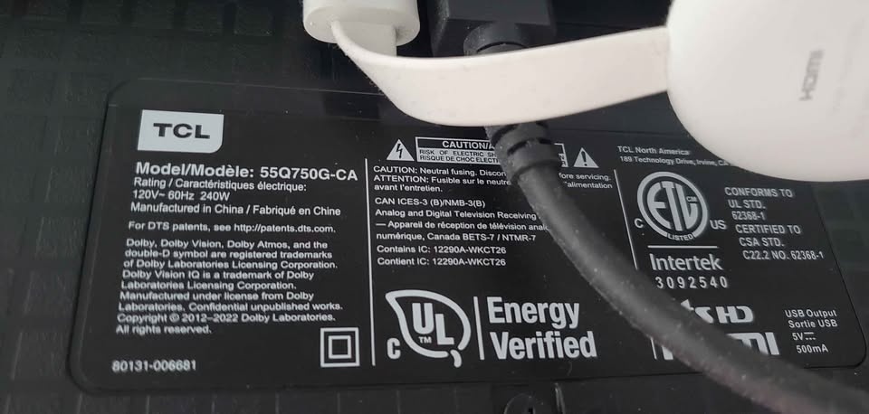 TCL 55" 4K QLED HDR Smart TV 55Q750G-CA🏆 - photo 2