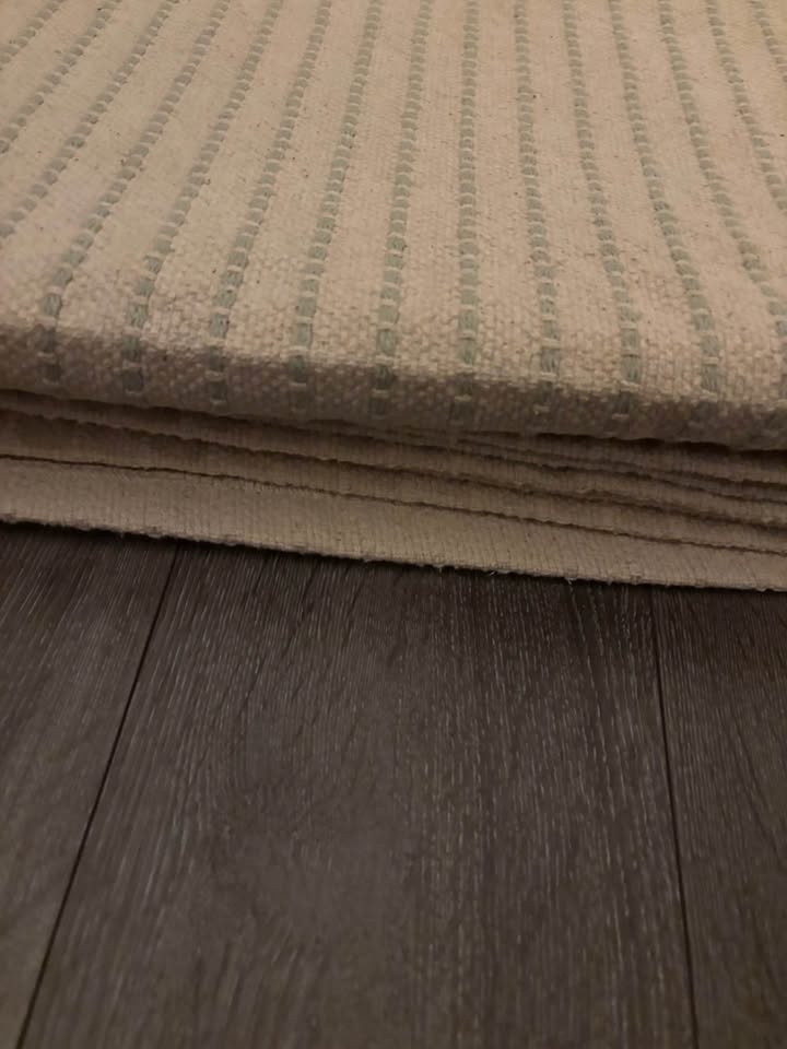 Ikea STARREKLINTE Flatwoven Rug 6.1 X 9.2 Natural/Light Green - photo 2