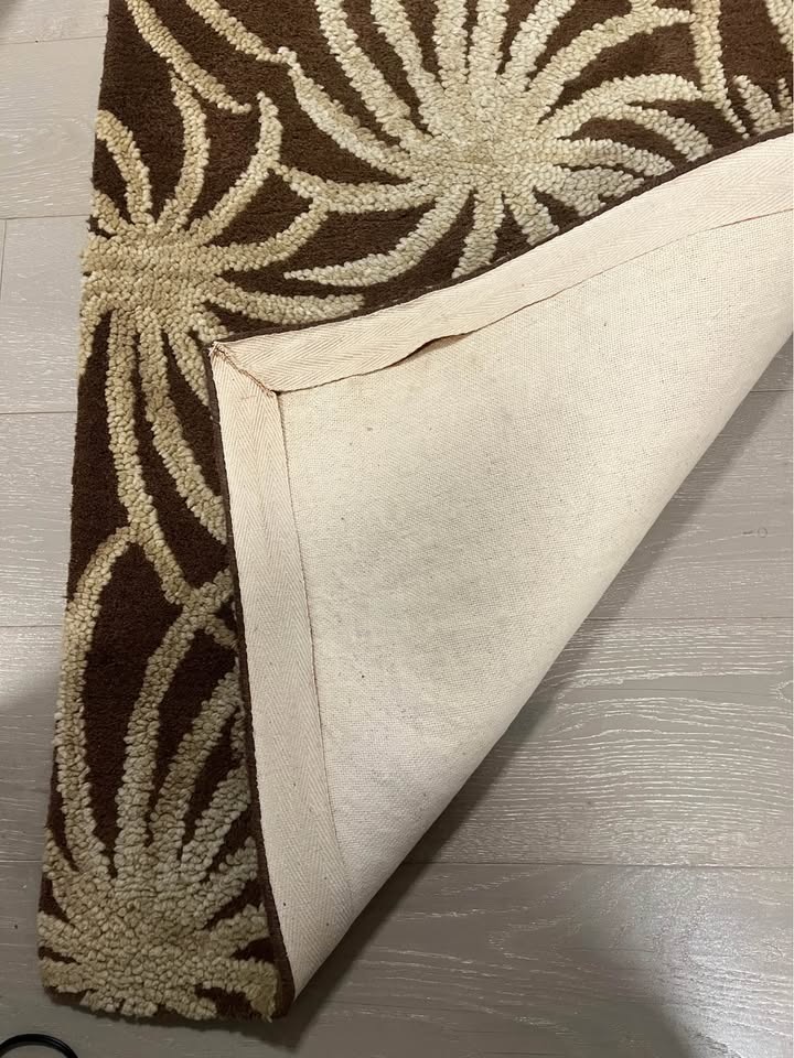 MId-Century Modern Wool Starburst Rug - photo 3