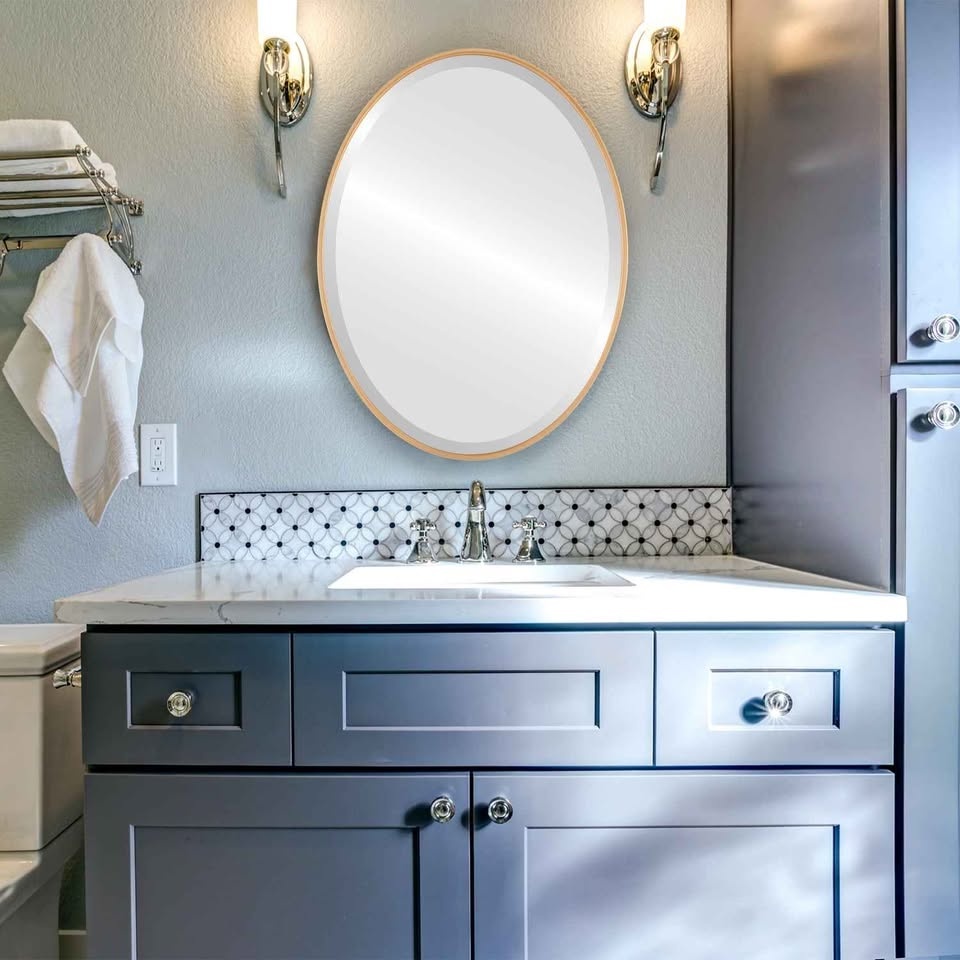 18x28 in Qatar Oval Mirror - photo 4
