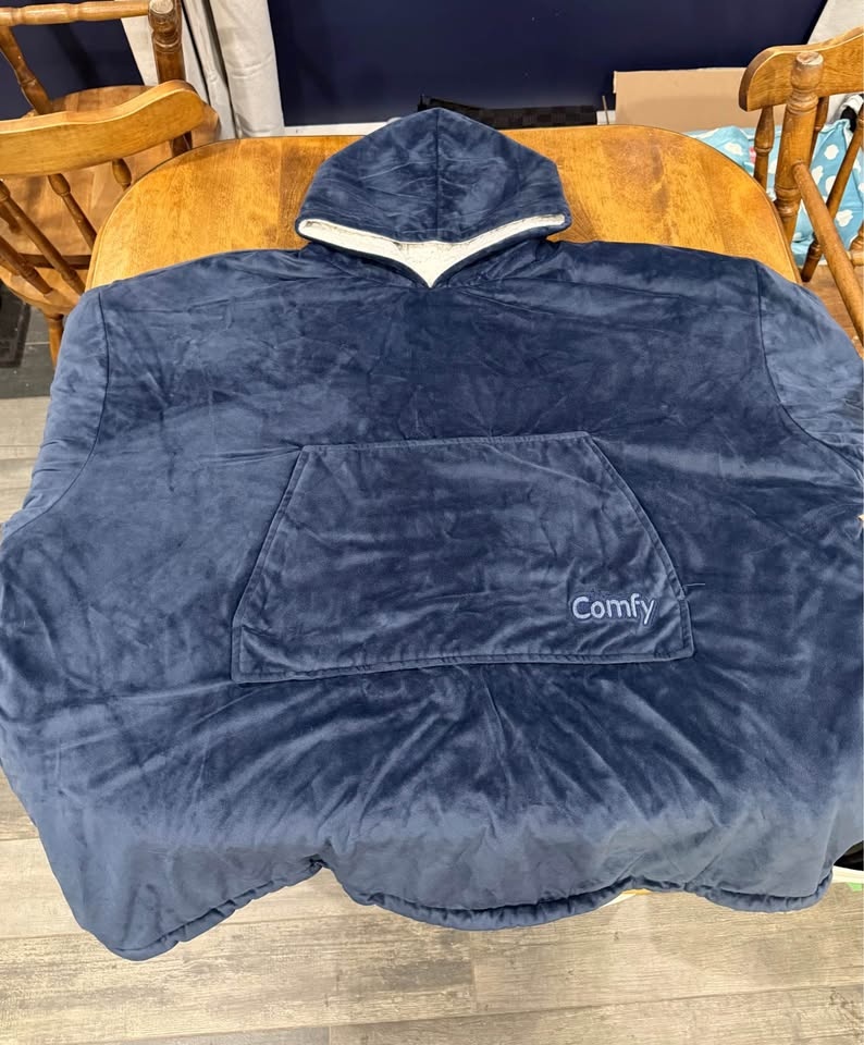 Wearable Blanket – The Comfy, Navy Blue - photo 5