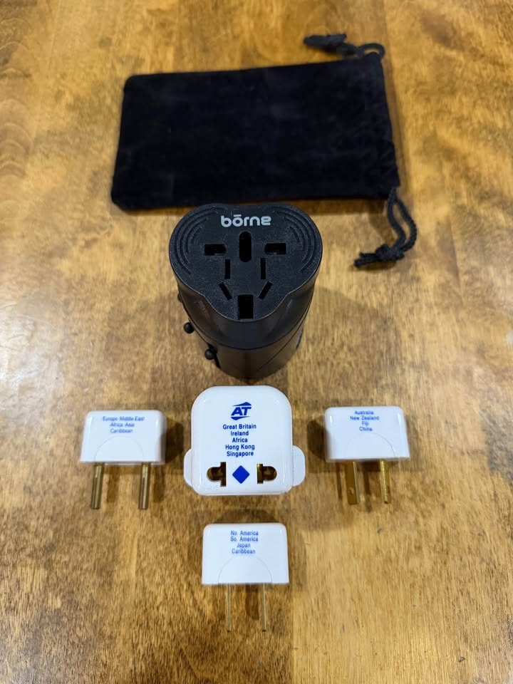 International Travel Plug Adapter Bundle – 2 Sets, Like New