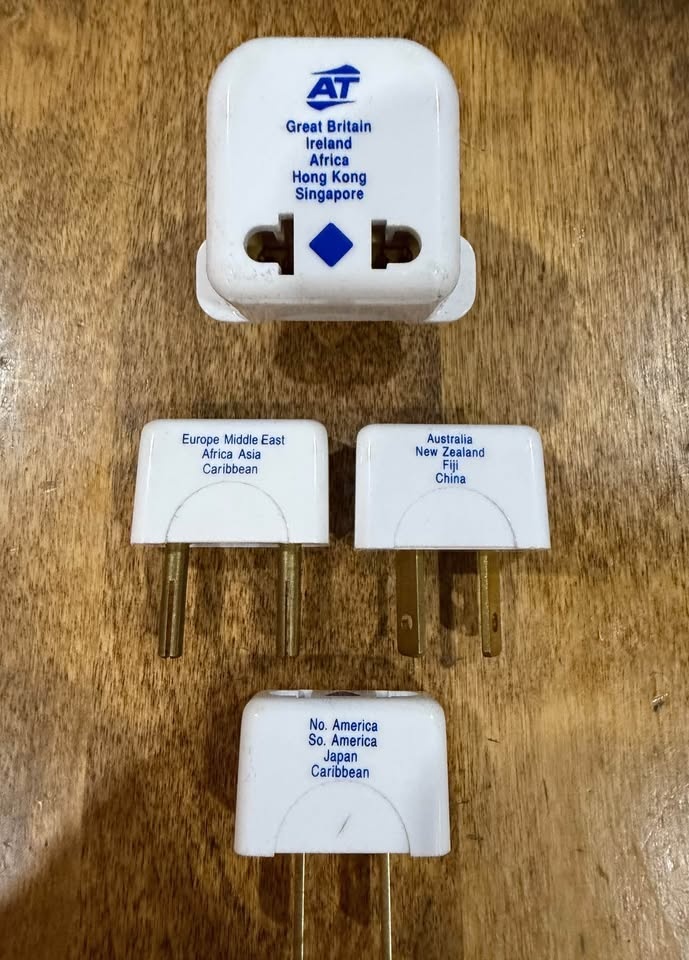 International Travel Plug Adapter Bundle – 2 Sets, Like New - photo 2