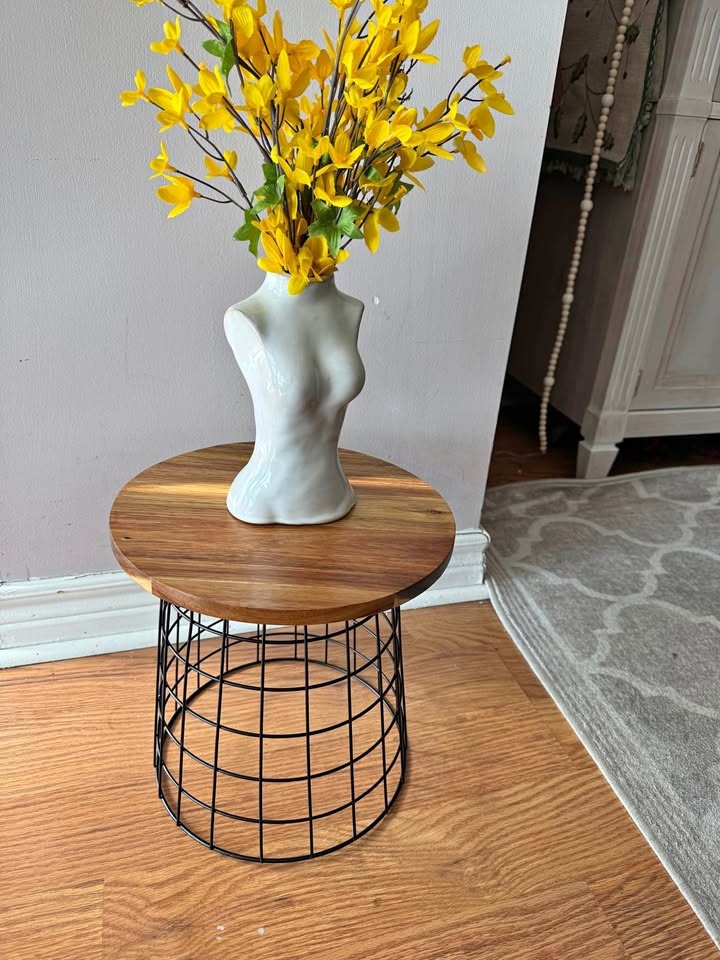 Acacia Wood Plant Stand - Bathurst & Lakeshore