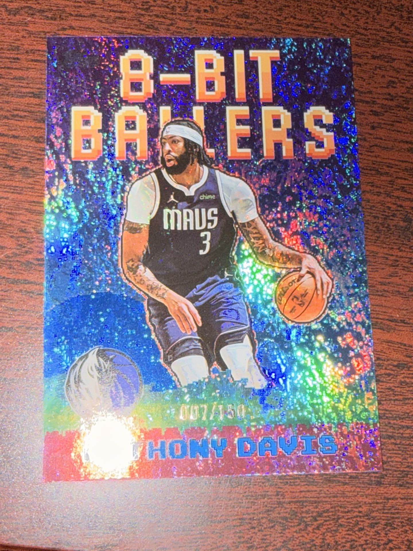 Anthony Davis 8-Bit Ballers 🔥 Serial #007/150 Mavericks