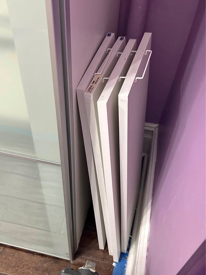 4 Plain White Shelves - Must Go!
