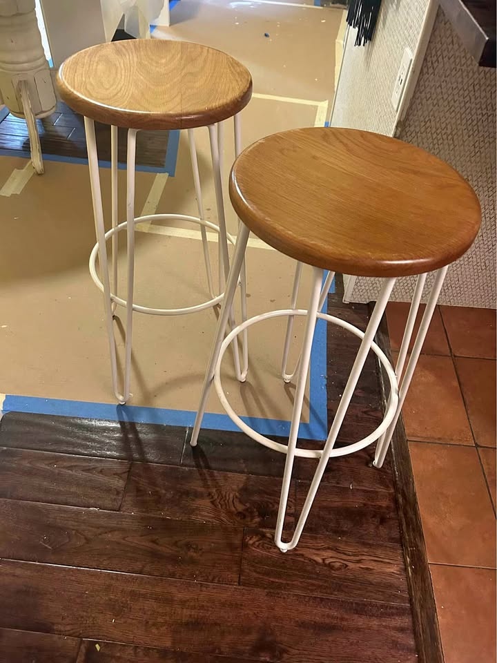 2 West Elm Stools OBO